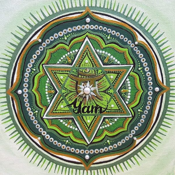 Postkarte "Herzchakra"