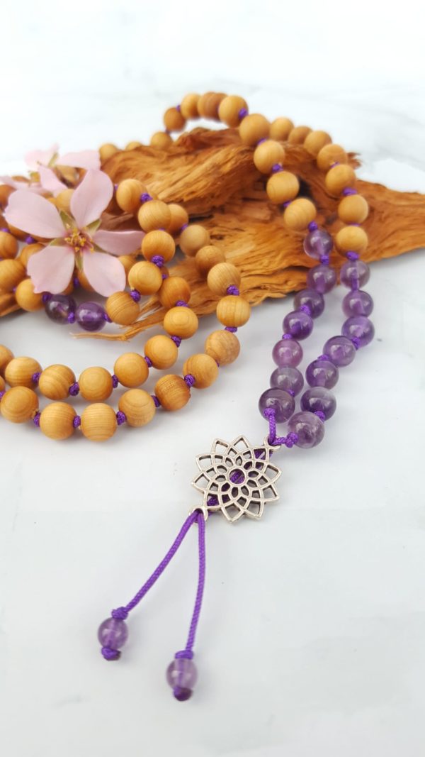 Mala "Scheitelchakra" 6mm